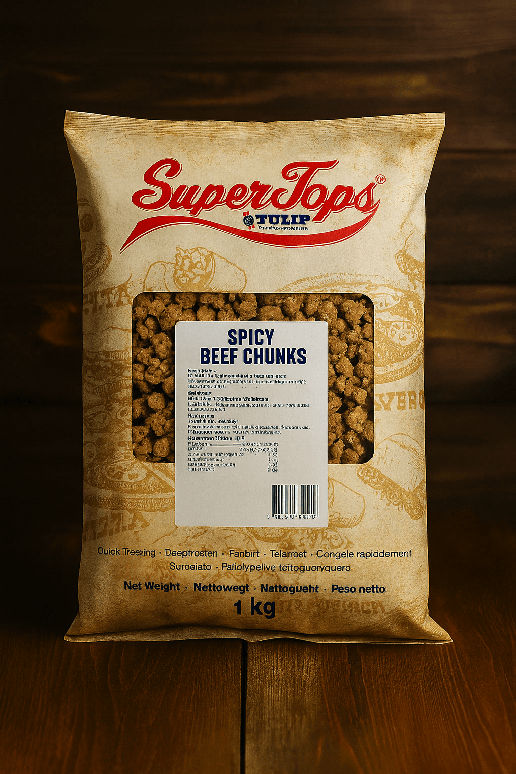 Spicy Beef Chunks 1kg